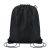 Sac cu cordon 190T RPET, PET, black