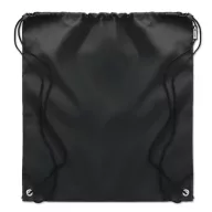 Sac cu cordon 190T RPET, PET, black