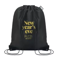Sac cu cordon 190T RPET, PET, black