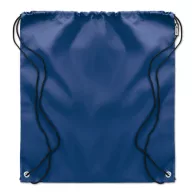 Sac cu cordon 190T RPET, PET, blue