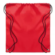Sac cu cordon 190T RPET, PET, red