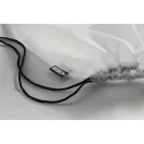 Sac cu cordon 190T RPET, PET, white