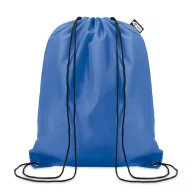 Sac cu cordon 190T RPET, PET, royal blue