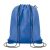 Sac cu cordon 190T RPET, PET, royal blue