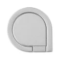 Suport telefon de birou tip inel, Everestus, STT033, aliaj de zinc, argintiu