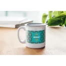 Cana ceramica stil vintage 240 ml, Everestus, 20IAN1122, Negru