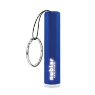 Breloc cu lanterna, plastic, logo luminos, royal blue