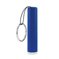 Breloc cu lanterna, plastic, logo luminos, royal blue