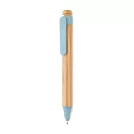 Pix din bambus, paie, ABS, materiale multiple, blue