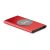 Powerbank Wireless de 4000mAh, Aluminium, red