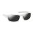 Ochelari de soare sport, Everestus, OSSG089, plastic, alb