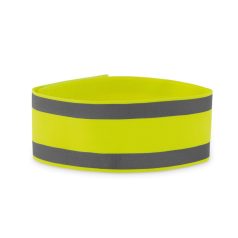 Banderola sport din lycra, materiale multiple, neon yellow