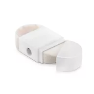 Ascutitoare si radiera, materiale multiple, white