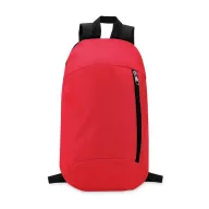   Rucsac sport cu buzunar exterior, Everestus, 20IAN1337, Rosu, Poliester 600D