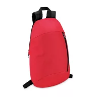   Rucsac sport cu buzunar exterior, Everestus, 20IAN1337, Rosu, Poliester 600D
