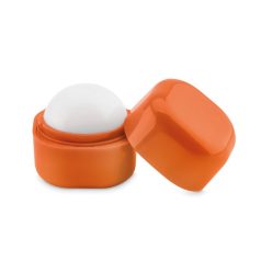 Balsam pt buze in cutie cubica, materiale multiple, orange