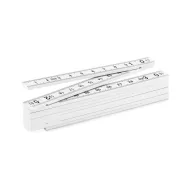 Metru pliabil tamplarie de 1m, plastic, white