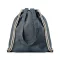Sacosa cu snur bumbac reciclat, blue