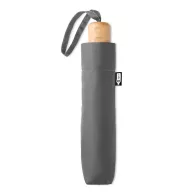   Umbrela pliabila 21 inch, poliester 190T, lemn, Everestus, UP5, gri