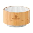 Boxa Bluetooth din bambus 3W, materiale multiple, white