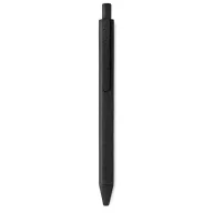 Pix cu buton din paie si PP, materiale multiple, black