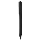 Pix cu buton din paie si PP, materiale multiple, black