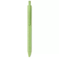 Pix cu buton din paie si PP, materiale multiple, green