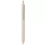 Pix cu buton din paie si PP, materiale multiple, beige