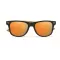 Ochelari de soare retro, UV400, Everestus, 2601E14104, 14x4.5x14 cm, Bambus, Portocaliu