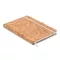 Agenda A5 cu pagini dictando, coperta cu elastic, Everestus, AG22, hartie, pluta, natur, alb