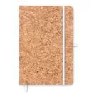 Agenda A5 cu pagini dictando, coperta cu elastic, Everestus, AG22, hartie, pluta, natur, alb