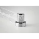 Bidon apa cu perete simplu 500 ml, sticla, Everestus, RA2, negru