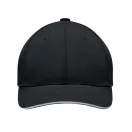 Sapca baseball, 2410E24283, Everestus, 22 x 17 x 16 cm, Bumbac, Alb negru