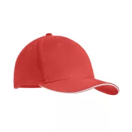   Sapca baseball, Unisex, 2502E14038, Everestus, Bumbac, Alb, Rosu