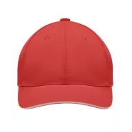   Sapca baseball, Unisex, 2502E14038, Everestus, Bumbac, Alb, Rosu