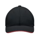 Sapca baseball, 2410E24284, Everestus, 22 x 17 x 16 cm, Bumbac, Negru rosu