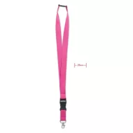   Lanyard cu carlig metalic, 2x90 cm, Everestus, 20SEP1399, Poliester, Fuchsia