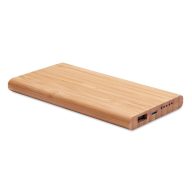   Wireless powerbank in bambus, Item with multi-materials, wood