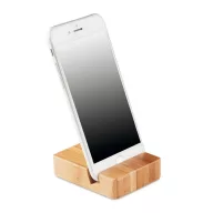   Suport de telefon pentru birou, Everestus, 9IA19301, Bambus, Natur