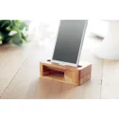 Suport de telefon pentru birou, cu amplificator, Everestus, 9IA19302, Bambus, Natur