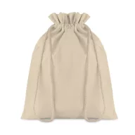 Punga medie din bumbac cu snur, Cotton, beige