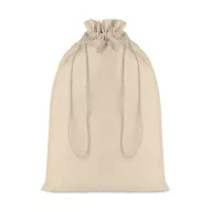 Punga mare din bumbac cu snur, Cotton, beige