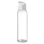 Bidon sport din sticla, cu maner, 470 ml, Everestus, 9IA19203, Polipropilena, Alb