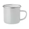 Cana metalica 350 ml, cu strat emailat, Everestus, 9IA19343, Metal, Alb