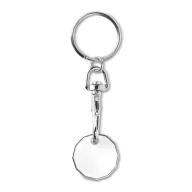Breloc cu jeton GBP, Everestus, 9IA19148, Zinc, Alb