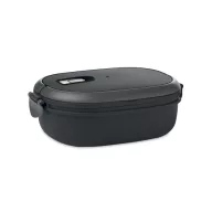   Caserola pranz, 21MAR1231, 1000 ml, 20x14x6.5 cm, Everestus, Polipropilena, Negru
