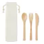 Set de tacamuri de bambus, Item with multi-materials, beige
