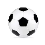   Minge mica de fotbal, diametru 15 cm, Everestus, 20IAN216, PVC, Alb, Negru