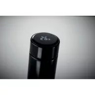   Termos 450 ml, cu termometru led si infuzor de ceai, Everestus, 20IAN516, Otel, Negru