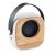 Boxa de 3W cu fata de bambus, Item with multi-materials, white